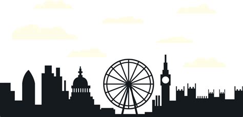 London Skyline Silhouette Victorian