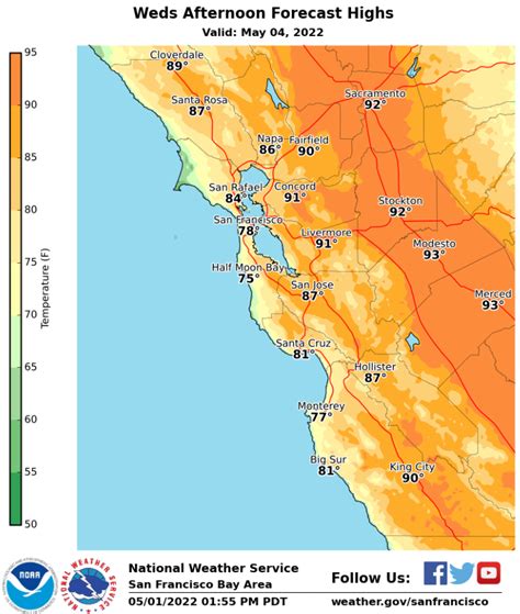 Nws Bay Area 🌉 On Twitter As We Enter The Month Of May Warmer Spring