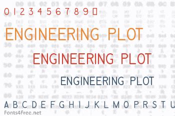 Engineering Plot Font Download - Fonts4Free