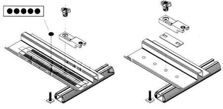 Thule T track Adapter 20x27mm für 80mm U Bügel 697104 Dachboxprofi