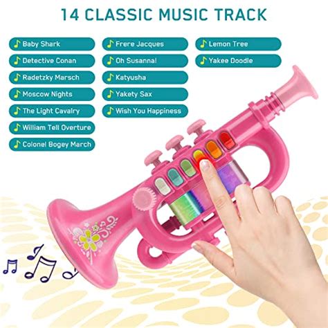 Quuren Trumpet Toys Toy Trumpet For Kids Music Toys Simulation Trumpet