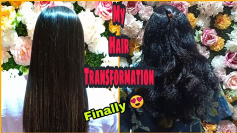 Hair Smoothening 1st Time My Hair Transformation Blush Naaz Youtube