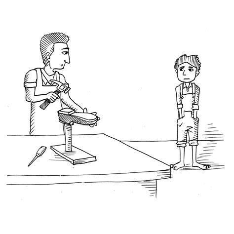 The Shoemakers Son Always Goes Barefoot Grammar Zone