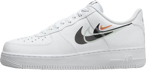 Nike Air Force 1 07 Low Multi Swoosh White Black For Sale Authenticity Guarantee Afterpay