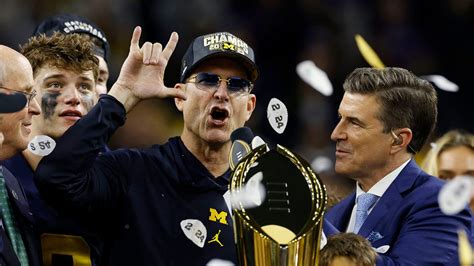 Michigans Jim Harbaugh To Meet With Chargers For Head Coaching Vacancy