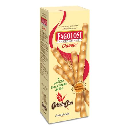 GRISSINI FAGOLOSI CLASSICI 12x200g GrissinBon