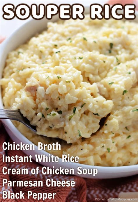 5 Ingredient Souper Rice Is A Flavorful Side Dish Perfect To Serve With Any Dinner Start To