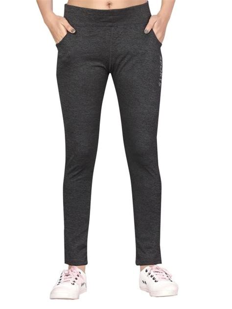 Aarika Womens Black Color Track Pants Jiomart