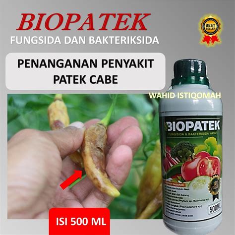 Jual Promo Biopatek Fungisida Hama Patek Cabe Rawit Paling Manjur Dan