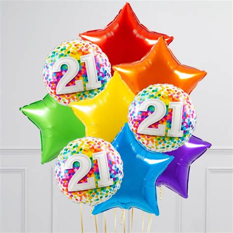 Happy 21st Birthday Balloons