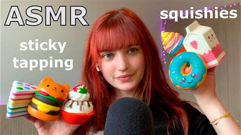 Asmr ~ Squishies Sticky Tappingsquishing No Talking For Studysleep