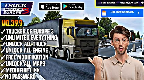 Update Truckers Of Europe 3 Mod Apk New 2023 Apk V0 42 Max Level