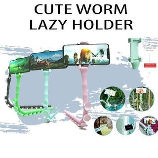 Jual Lazypod 360 Cute Worm Lazyneck Worm Lazy Holder Flexible Tentakel