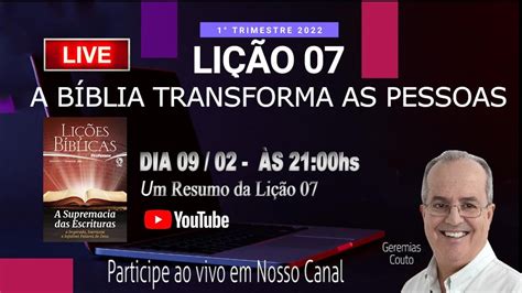 A B Blia Transforma As Pessoas Youtube