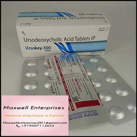 Ursodeoxycholic Acid Mg Tab At Rs Strip Ursodeoxycholic Acid