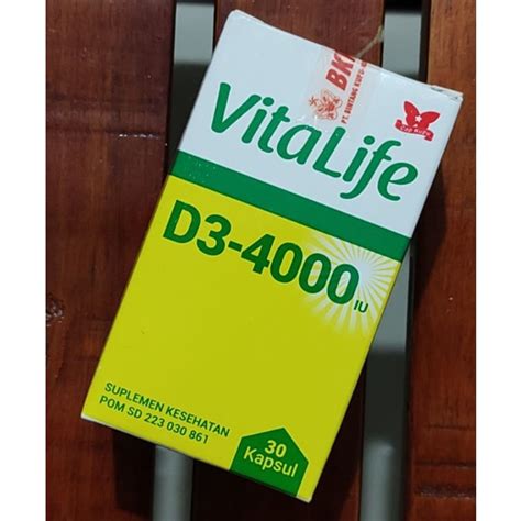 Jual Vitalife D Iu Isi Kapsul Vitamin D Vitamin D