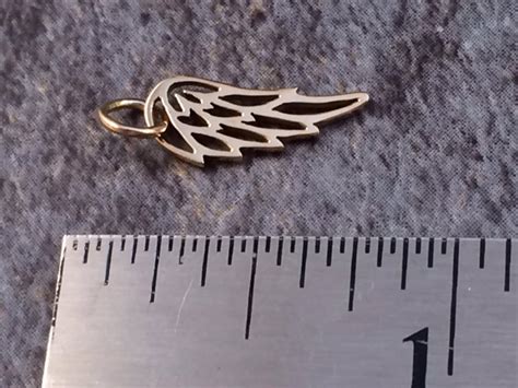 Angel Wing Charm Angel Wing Pendant Bronze Angel Wing Charm - Etsy