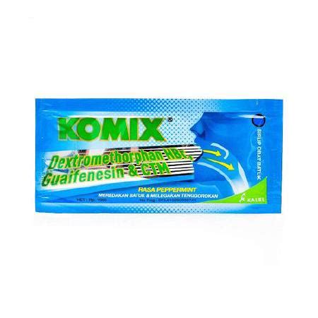 Jual Komix Peppermint Obat Batuk Sachet Shopee Indonesia