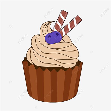 Chocolate Cupcake Vector Hd Images Light Color Chocolate Bar Cupcakes