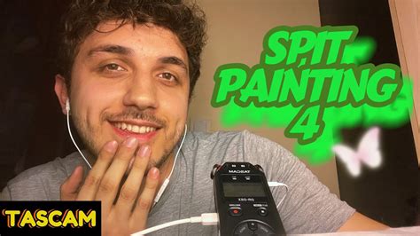 ASMR TÜRKÇE SPIT PAINTING İLE YÜZÜNÜ BOYUYORUM asmr spitpainting