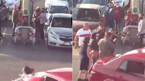 Video Atropellan A Mujer En Gasolinera De Hidalgo Se Desatan Los Golpes La Silla Rota