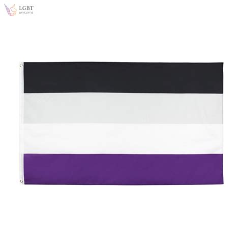 Lgbt Unicorns Asexual Pride Flag 3x5 Ft