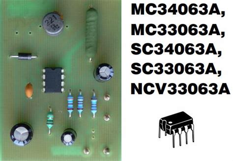 Микросхема MC34063A/MC33063A - повышающий (понижающий) импульсный ...