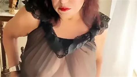 Mature Woman In Transparent Granny Night Gown Natural Tits Saggy Tits Porn Feat Zilah Luz