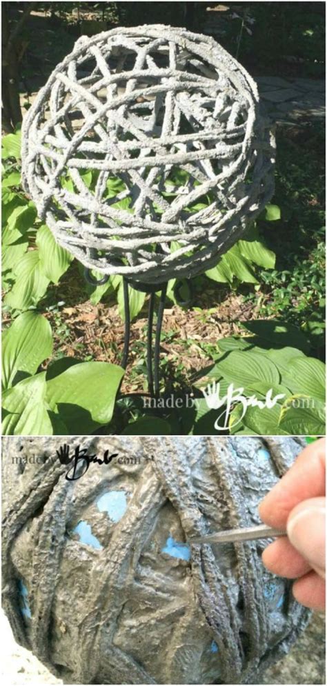 15 Near Genius Diy Concrete Ornaments That Add Beauty To Your Garden