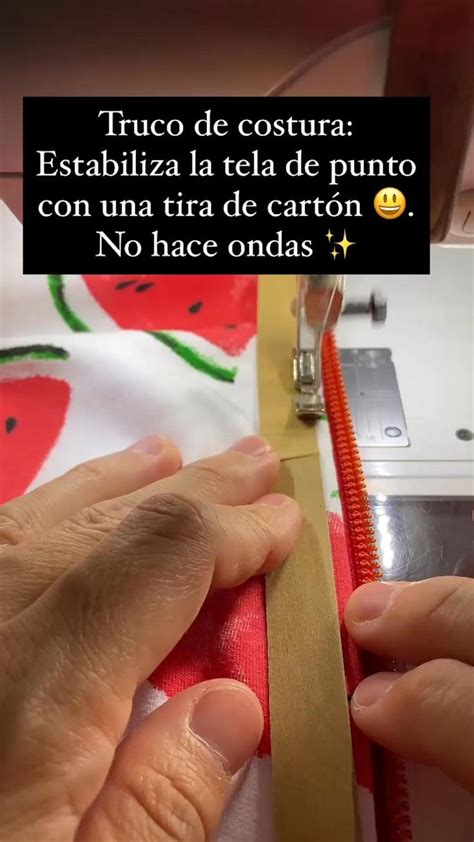 Truco Para Coser Tela De Punto Sin Ondas Video Trucos Para Coser