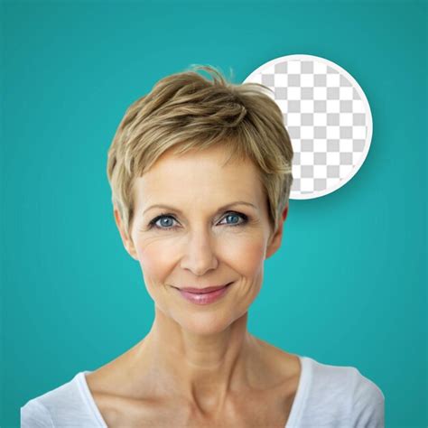 Une Belle Femme Mature D âge Moyen Regardant La Caméra Isolée Sur Un Fond Transparent PSD Premium