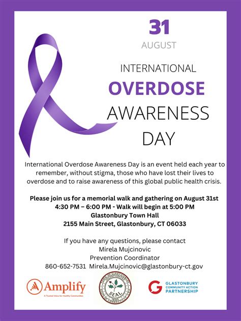 International Overdose Awareness Day Memorial Walk And Gathering In