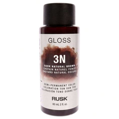 Rusk Rusk Deepshine Gloss Demi Permanent Color 3n Dark Natural Brown