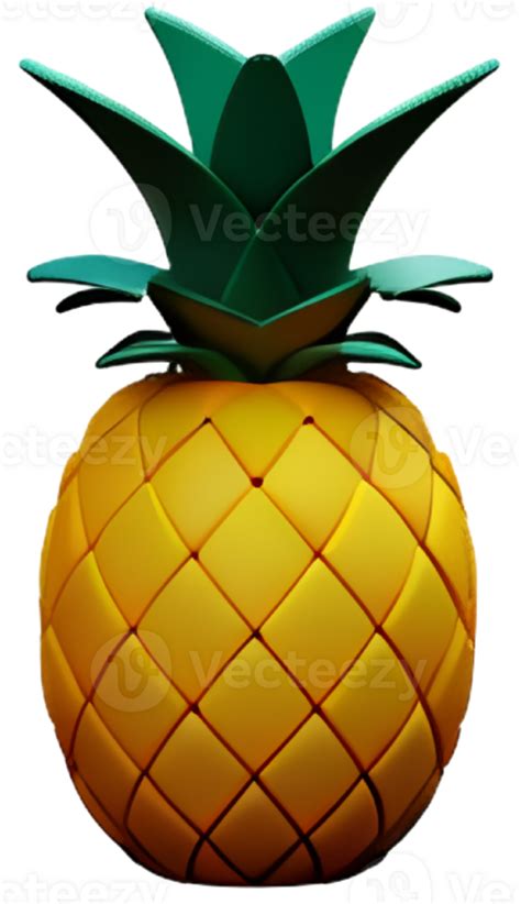 3d Pineapple Illustration 31713041 Png