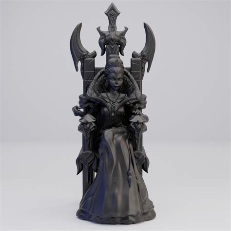 Hot Goblin 凶暴な女王の玉座 ミニチュア ホットゴブリン 女王 フィギュア