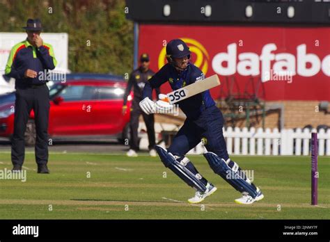 Chester Le Street England 12 August 2022 Nic Maddison Batting For