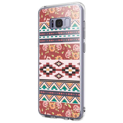 Floral Aztec Samsung Galaxy S8 Plus Carcasa Premium Silicon Tattooitro