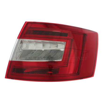 Skoda Octavia Rear Light Tail Light Drivers Side RH Rear LED