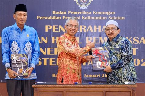 Pemkab Banjar Terima Lhp Kinerja Dan Pdtt Semester Ii Tahun