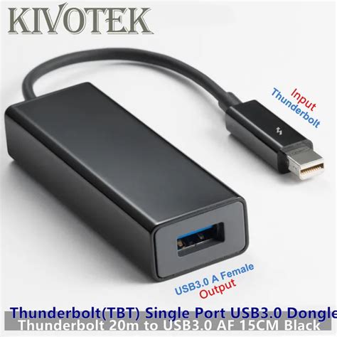 Hot Thunderbolt2 To Usb30 Adapter Cable 15cm Tbt 20m Single Port Usb30a Female Connector