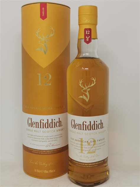 Glenfiddich 12 Year Old American Oak Kosher Bottling 700ml 40 Israel