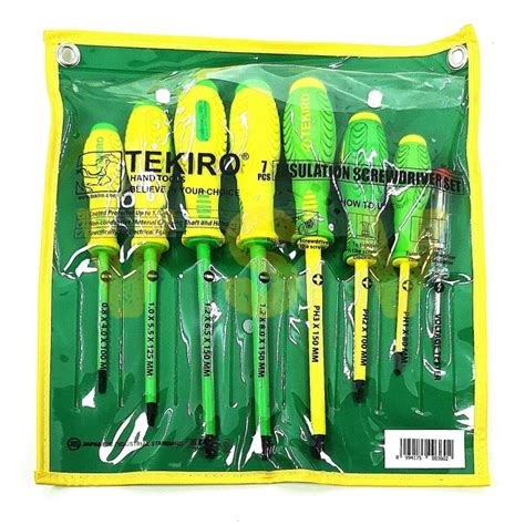 Jual Tekiro Obeng Listrik Set Pc Insulation Screwdriver Set Pc