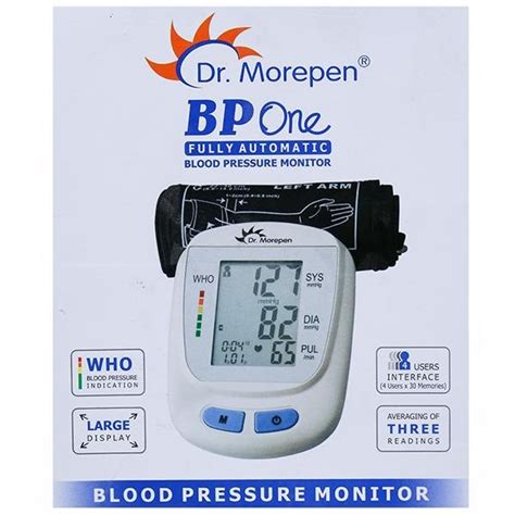 Dr Morepen Bp One Bp09 Fully Automatic Blood Pressure Monitor For