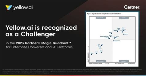 Yellow Ai Recognized As A Challenger In The 2023 Gartner® Magic