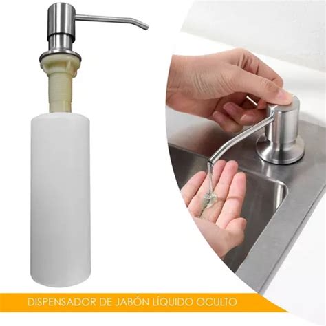 Ajooy Dispensador Despachador Jabón Para Tarja Lavabo 275 Ml en venta