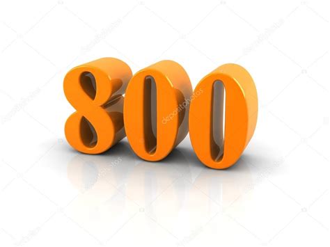 Number 800 Stock Photo By ©elenven 62310687