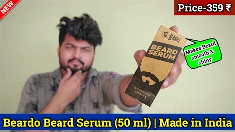 Beardo Beard Serum 50 Ml Made In India Hindi Review By Techy Masala Youtube