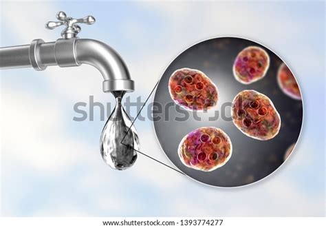 Safety Drinking Water Concept 3d Illustration Stock Illustration 1393774277 Shutterstock