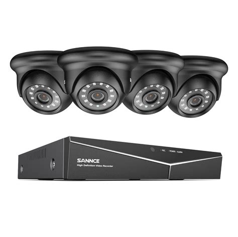 8 Channel Dvr 4 Camera 1080p Security Camera System Sannce Store