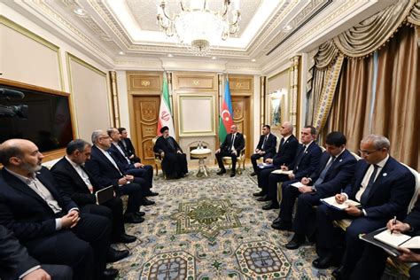 President Ilham Aliyev Met With President Of Iran Seyyed Ebrahim Raisi